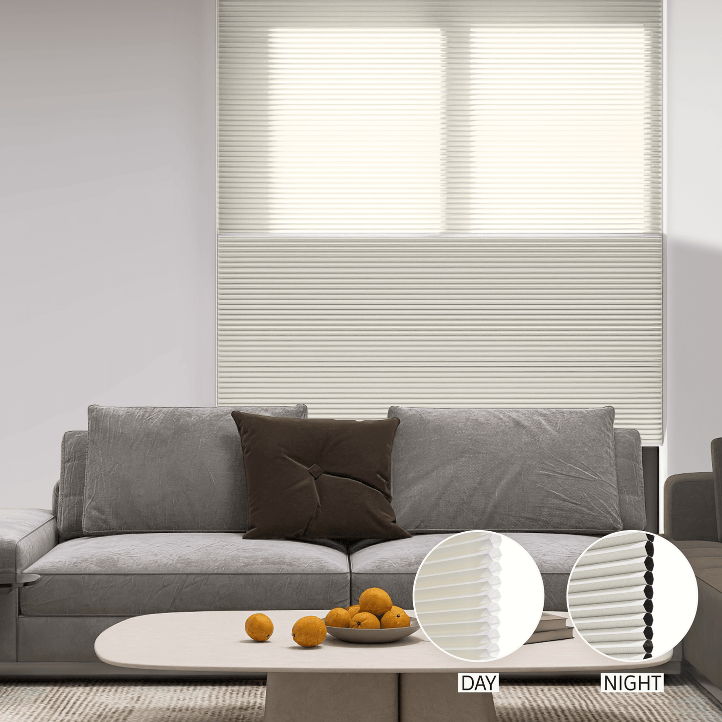 Classic Day & Night Honeycomb (Light Filtering + Blackout)