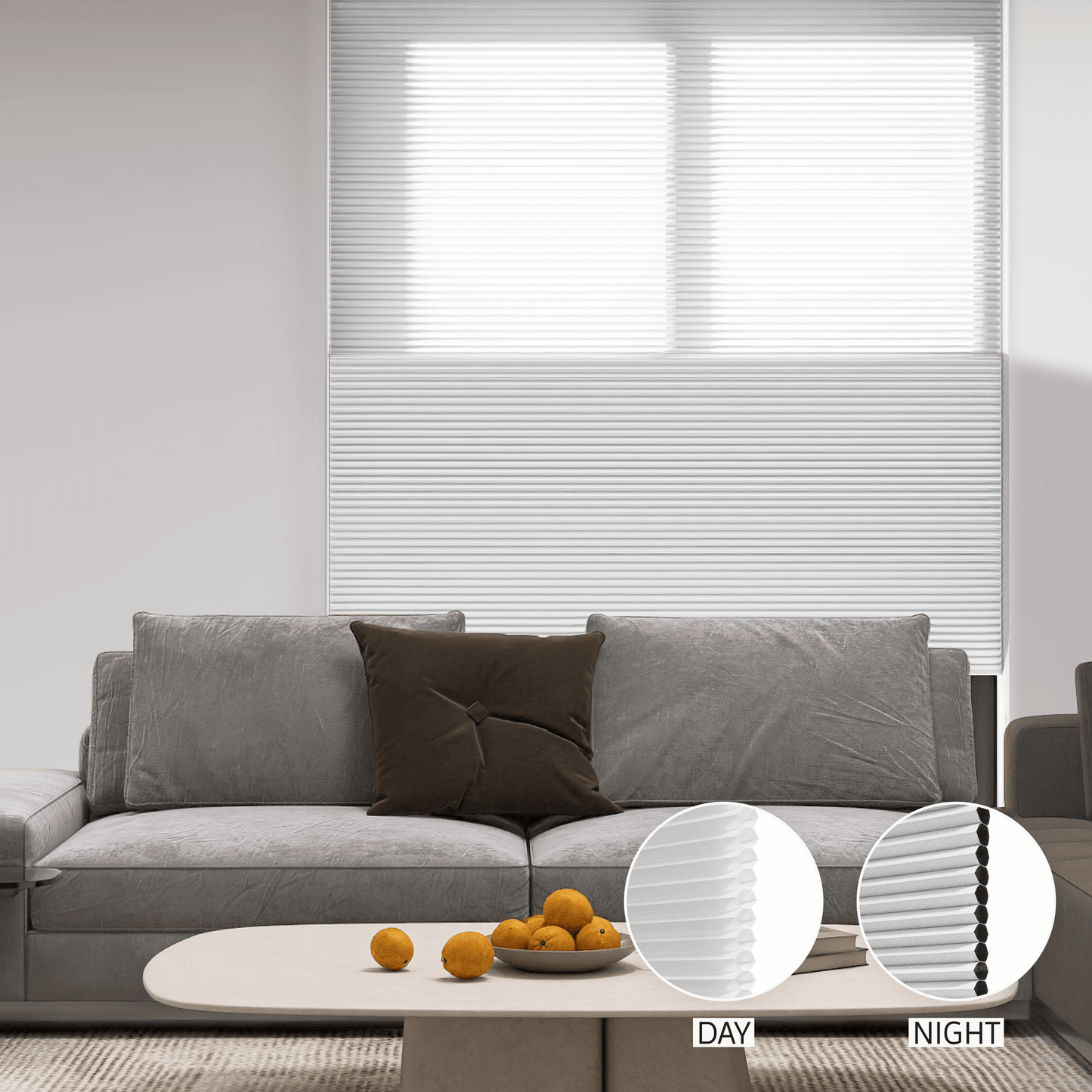 Classic Day & Night Honeycomb (Light Filtering + Blackout)