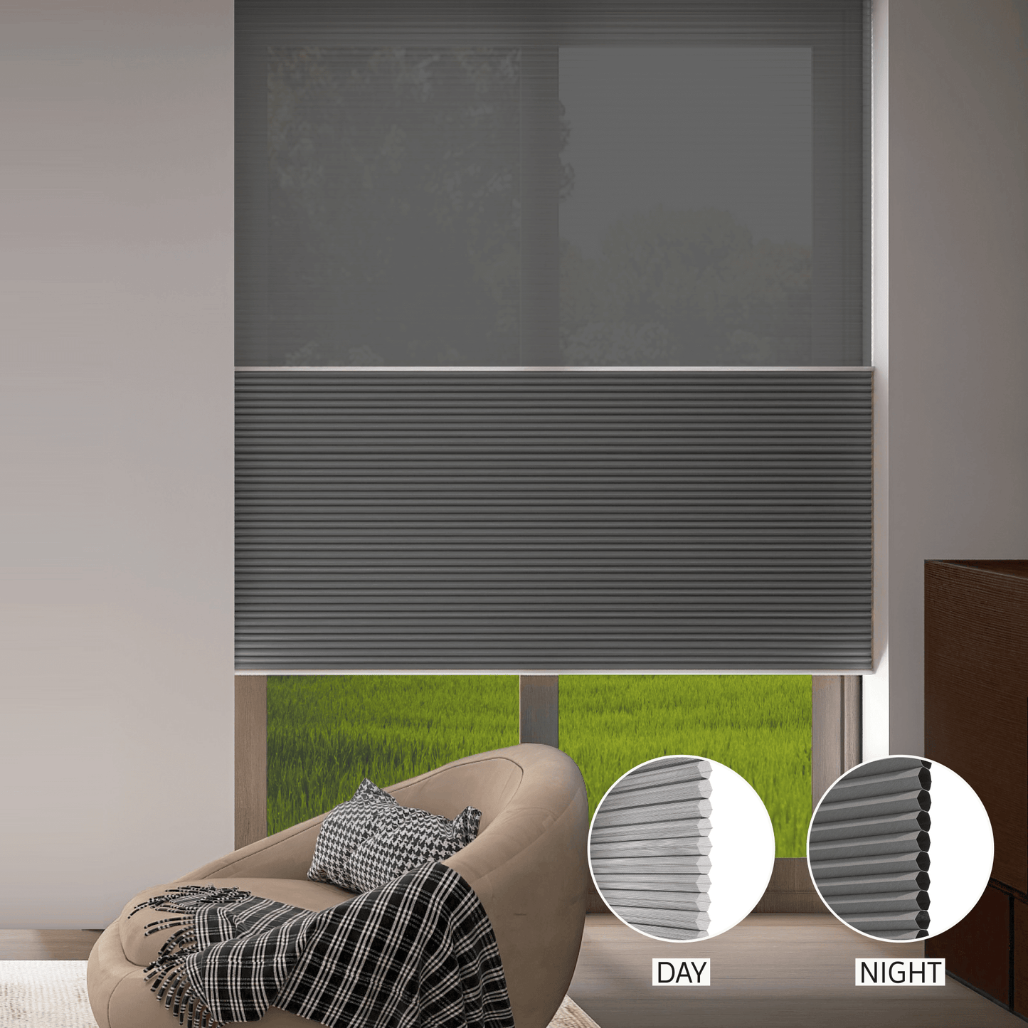 Classic Day & Night Honeycomb (Sheer + Blackout)