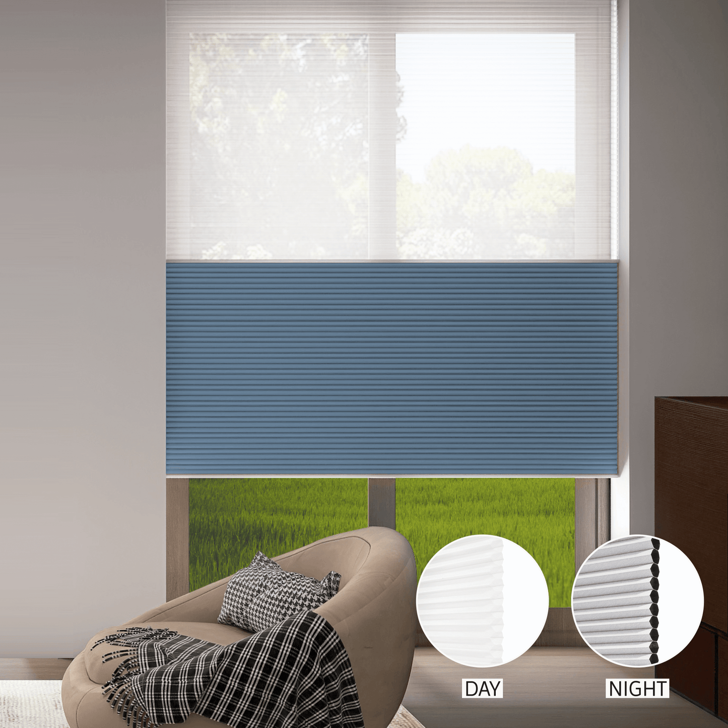 Classic Day & Night Honeycomb (Sheer + Blackout)