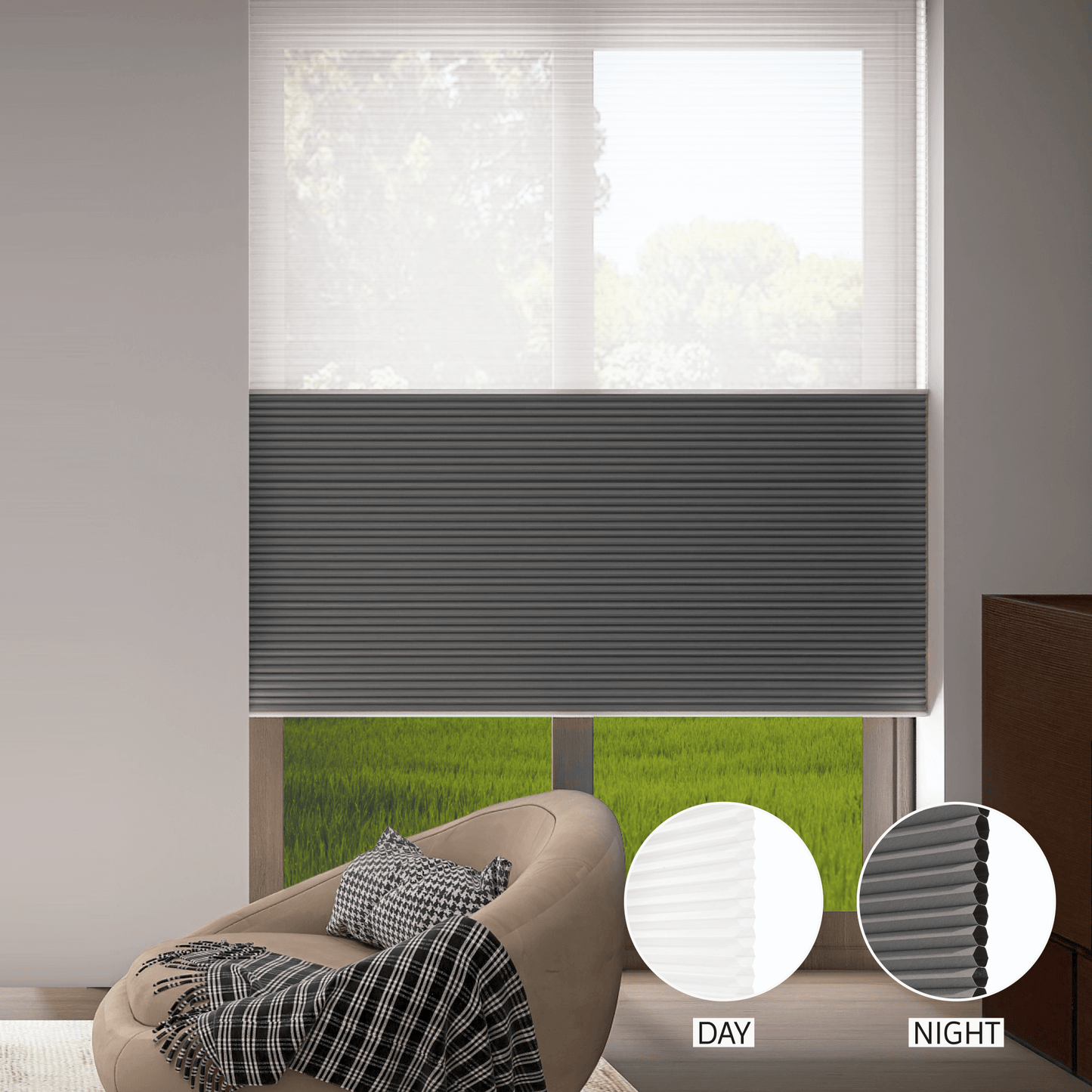 Classic Day & Night Honeycomb (Sheer + Blackout)