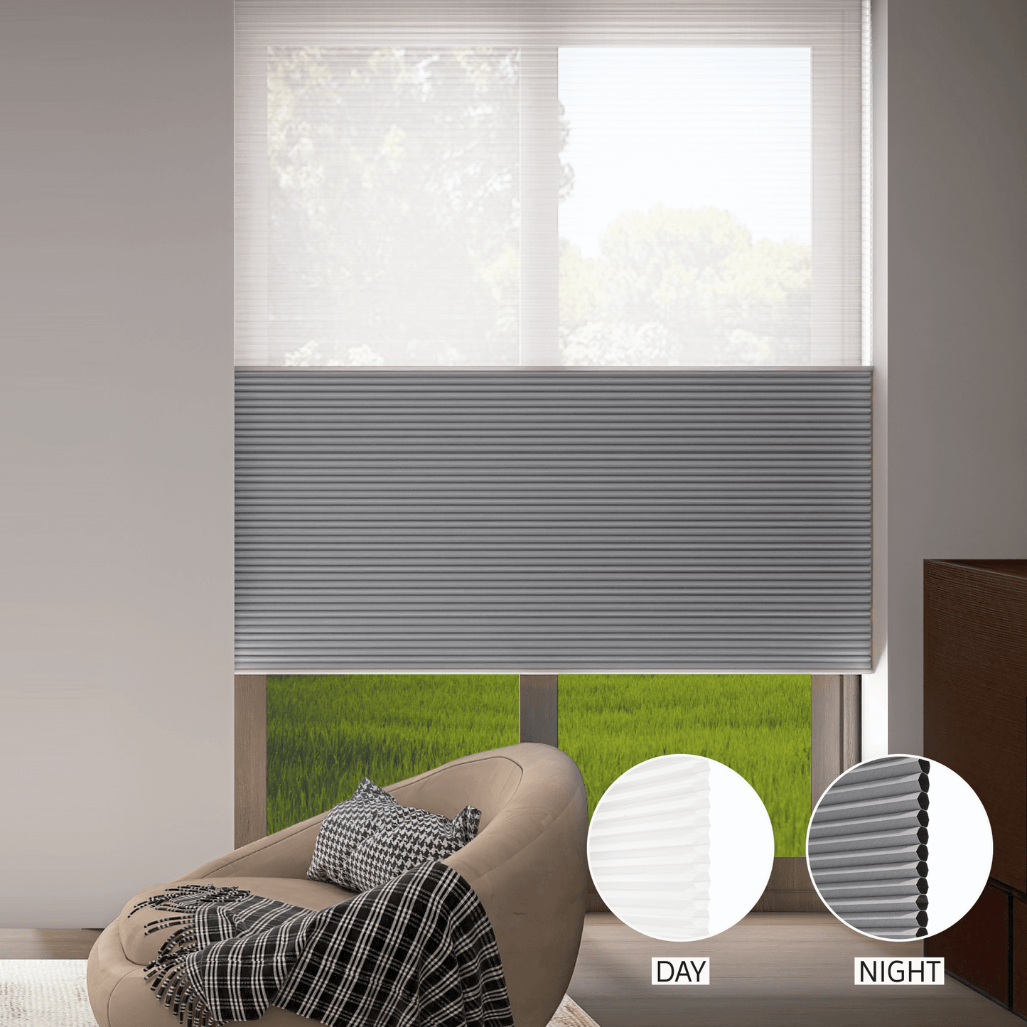 Classic Day & Night Honeycomb (Sheer + Blackout)