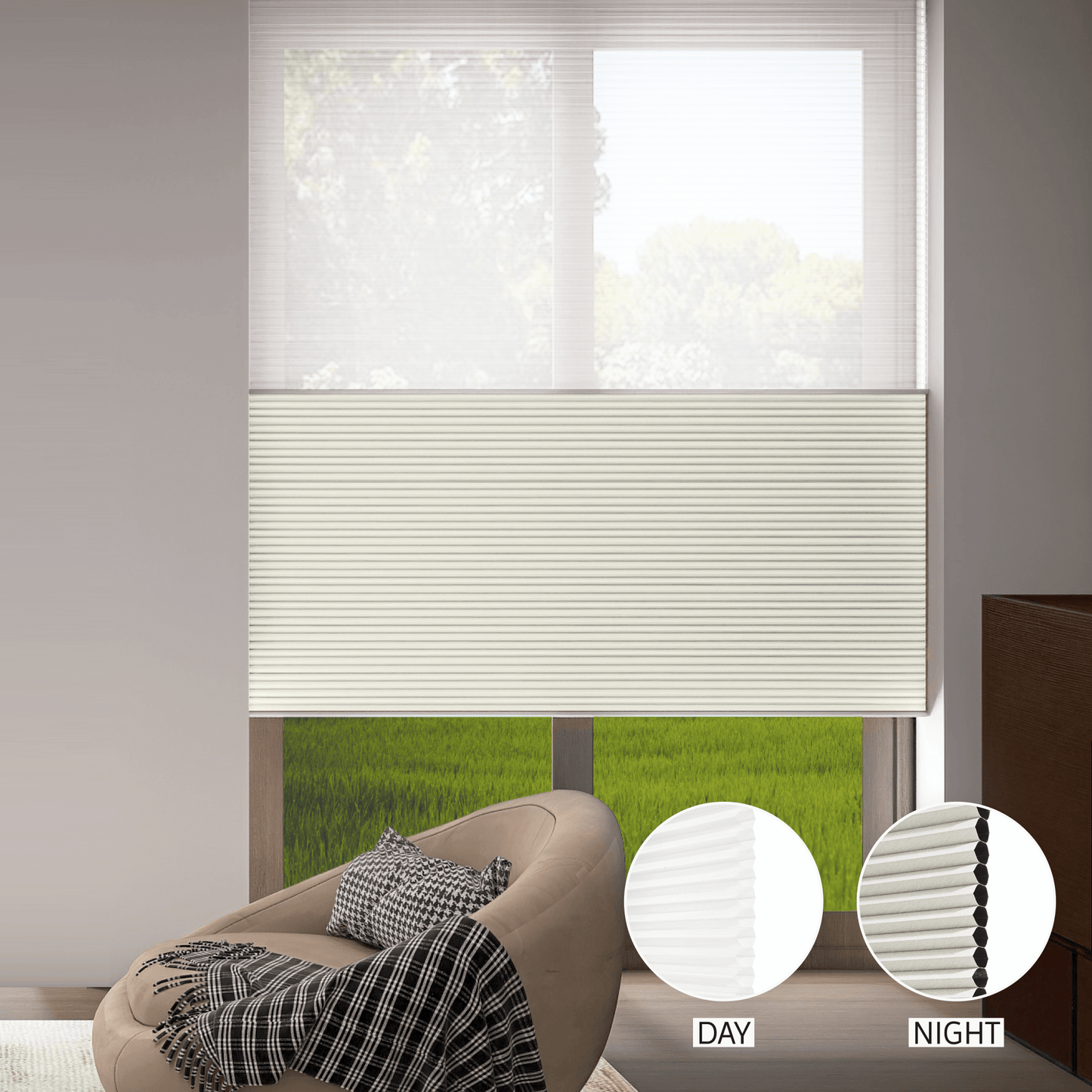 Classic Day & Night Honeycomb (Sheer + Blackout)