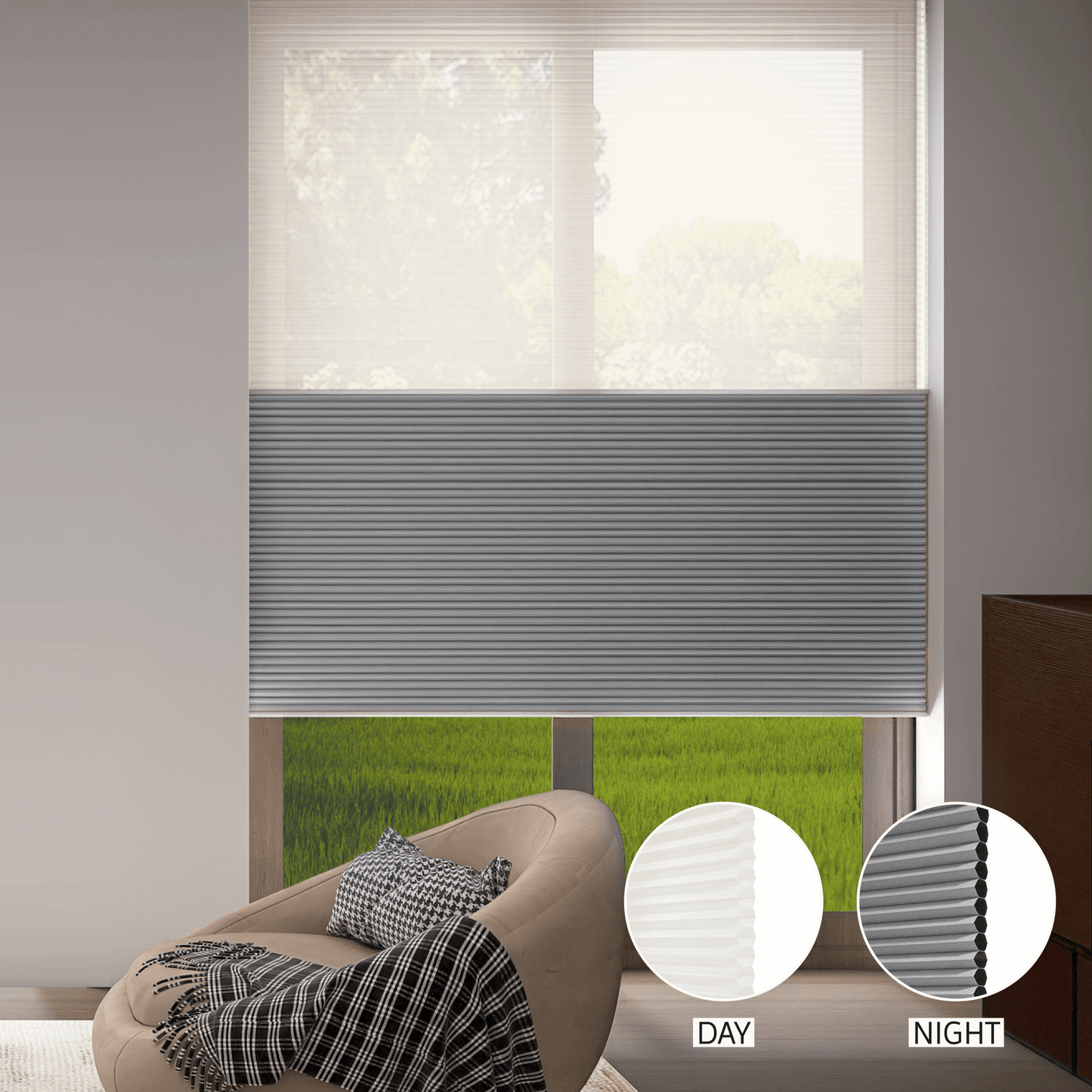 Classic Day & Night Honeycomb (Sheer + Blackout)