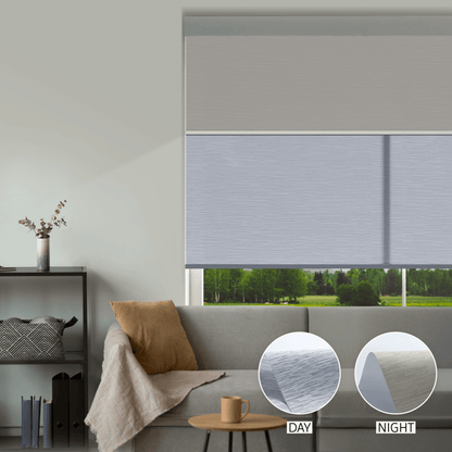 Cross Weave Day & Night Roller (Light Filtering + Blackout)