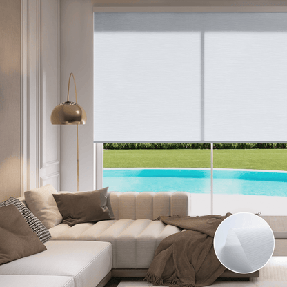 Cross Weave Light Filtering Roller