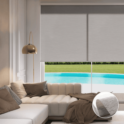 Cross Weave Light Filtering Roller