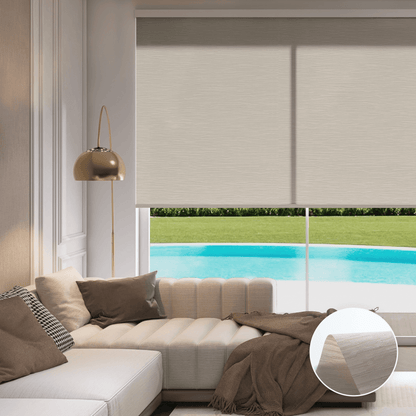 Cross Weave Light Filtering Roller