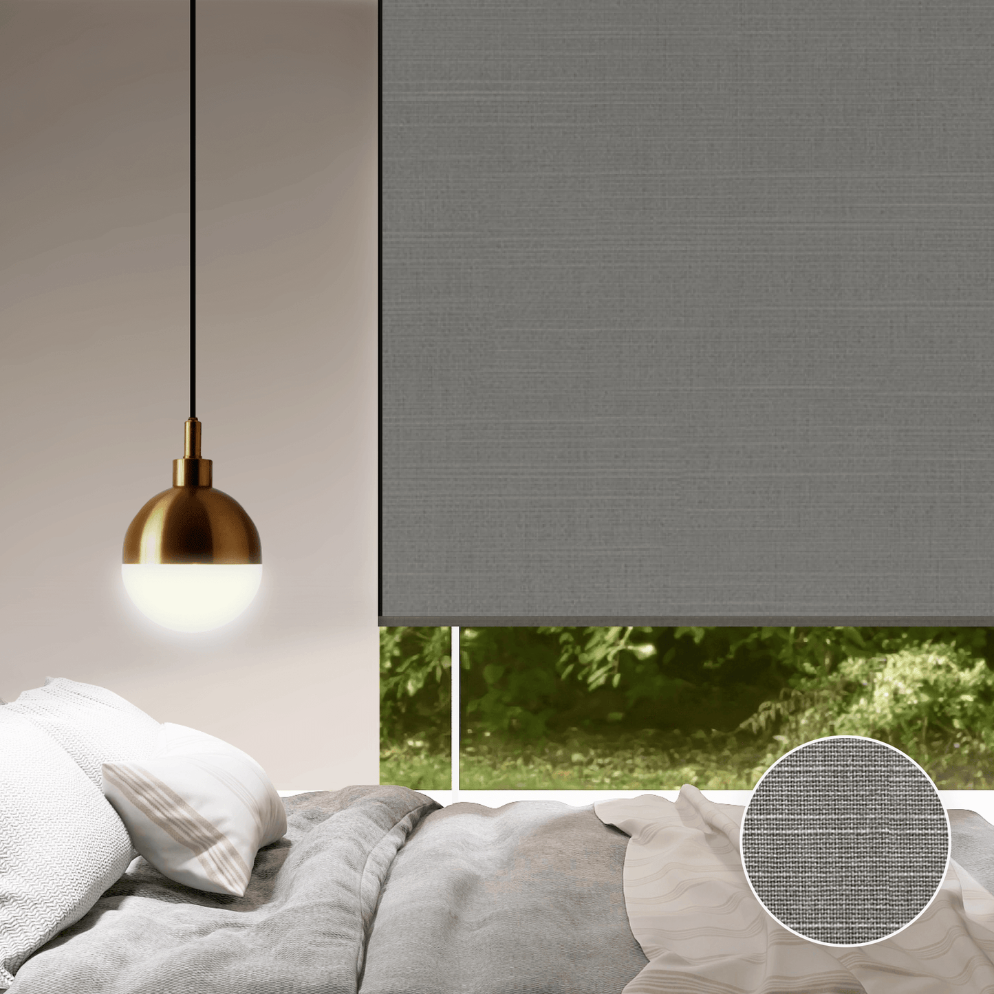 Linen Weave Blackout Roller