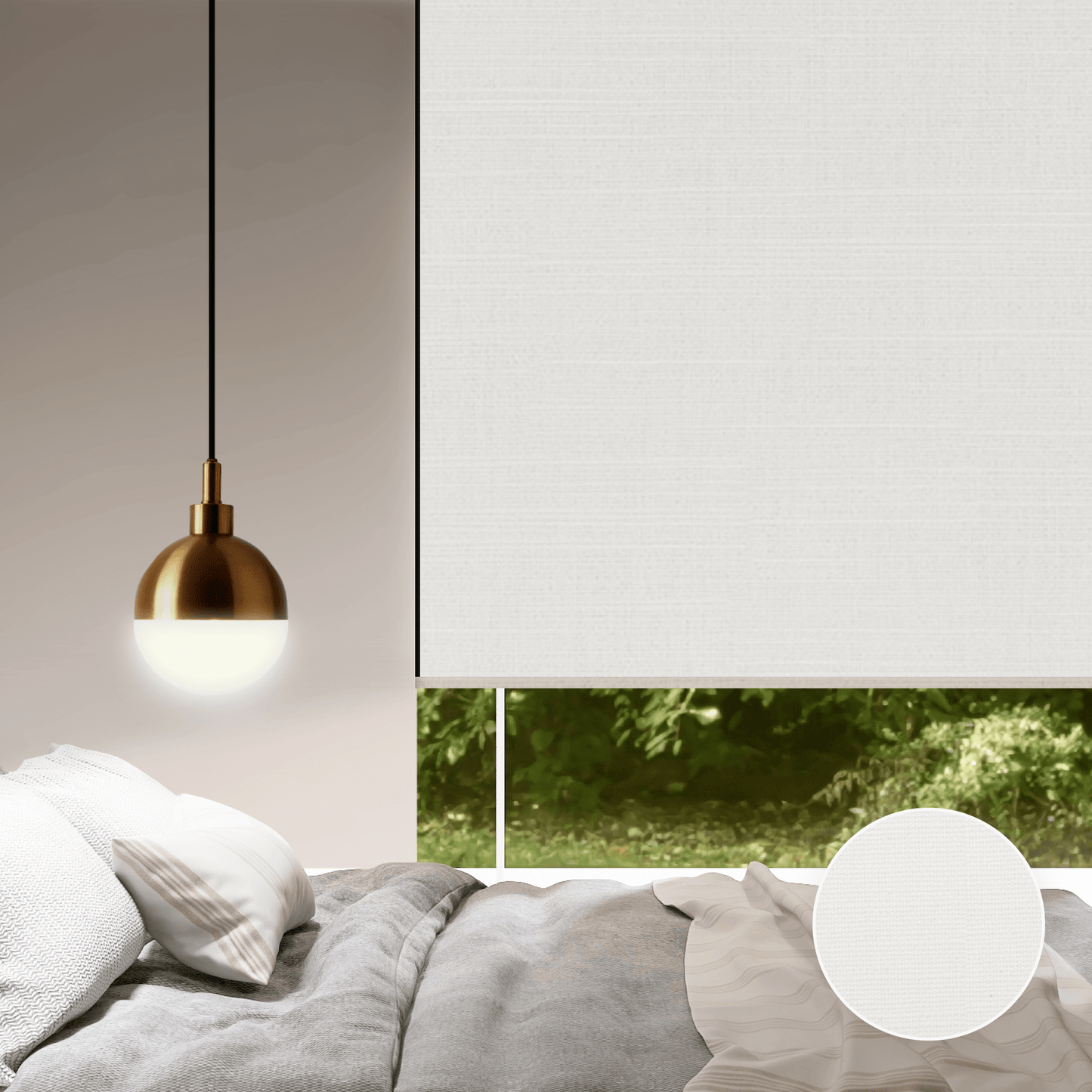 Linen Weave Blackout Roller