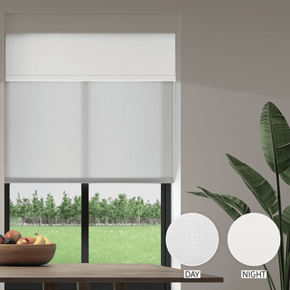 Linen Weave Day & Night Roller (Light Filtering + Blackout)