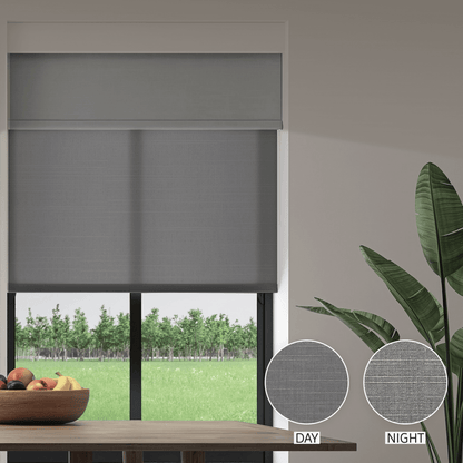 Linen Weave Day & Night Roller (Light Filtering + Blackout)