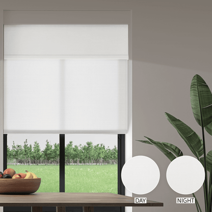 Linen Weave Day & Night Roller (Light Filtering + Blackout)