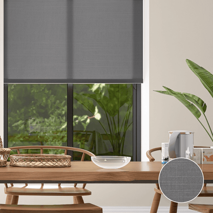 Linen Weave Light Filtering Roller