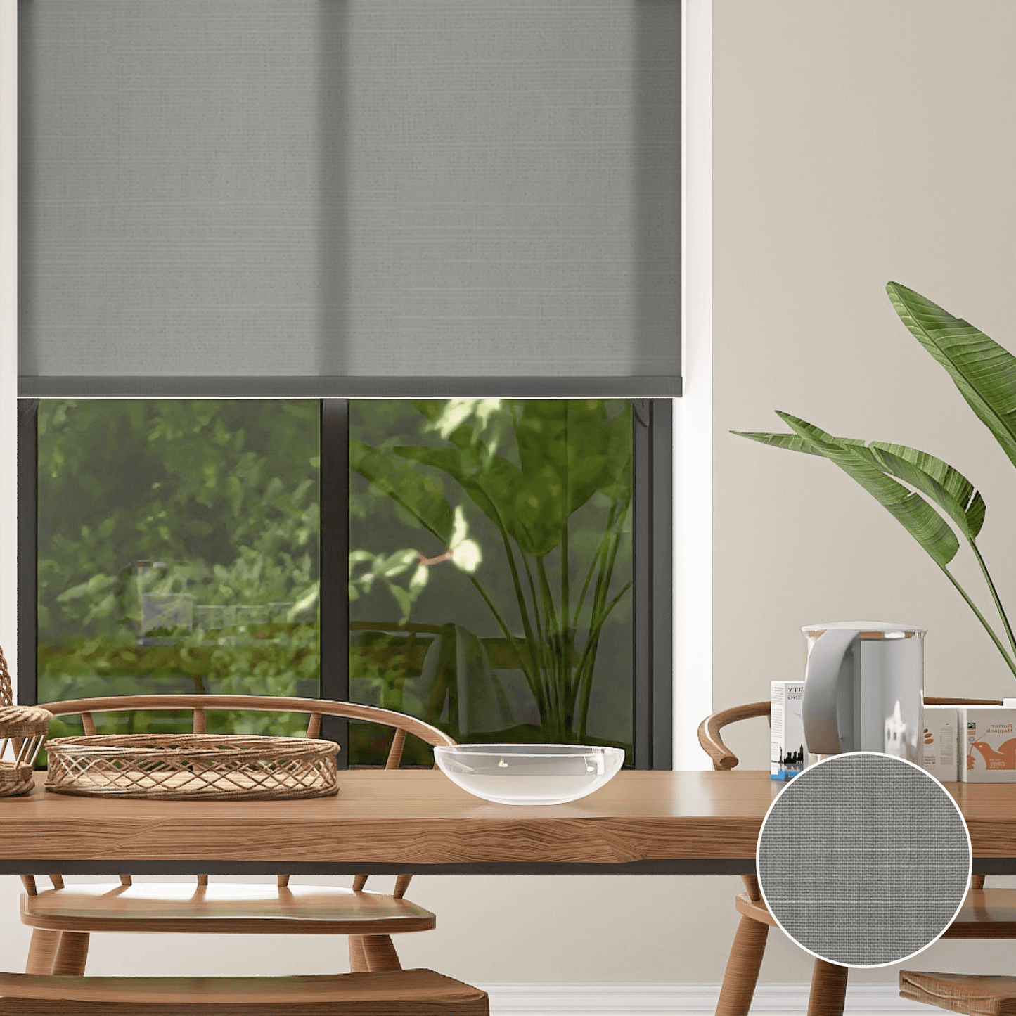 Linen Weave Light Filtering Roller