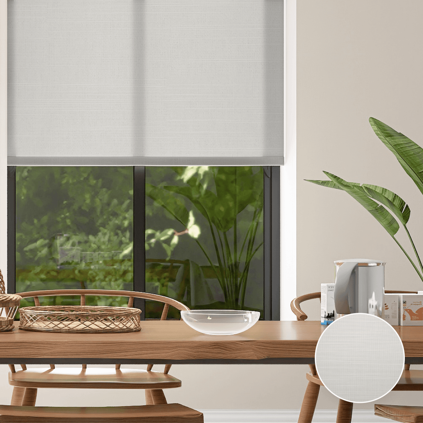 Linen Weave Light Filtering Roller