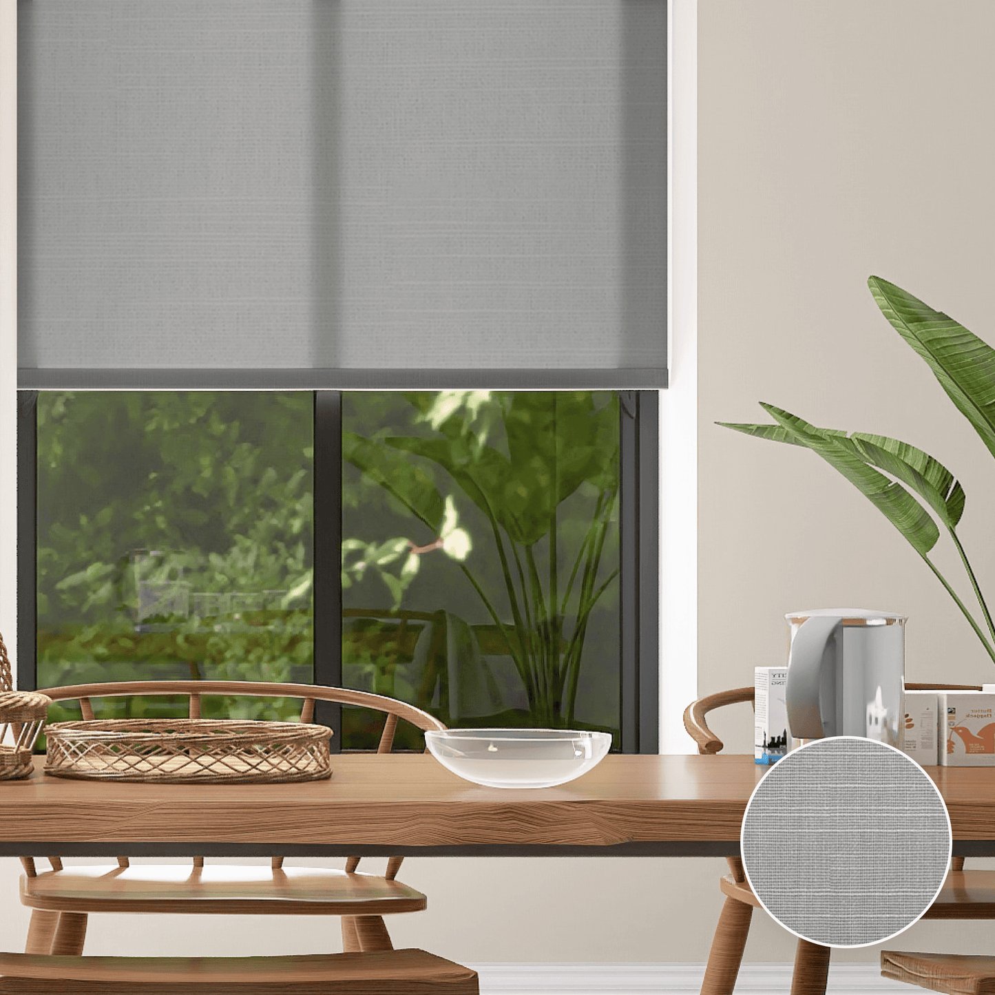 Linen Weave Light Filtering Roller