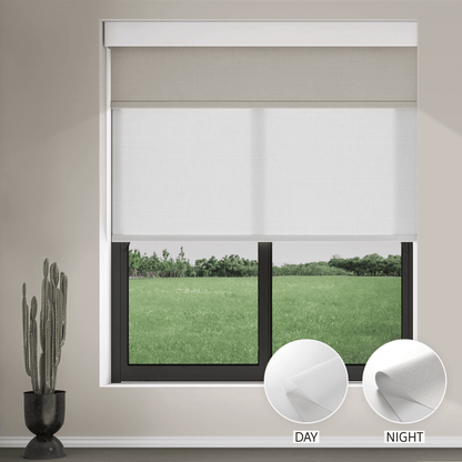Pearl Day & Night Roller (Light Filtering + Blackout)