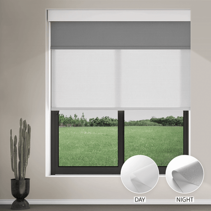 Pearl Day & Night Roller (Light Filtering + Blackout)