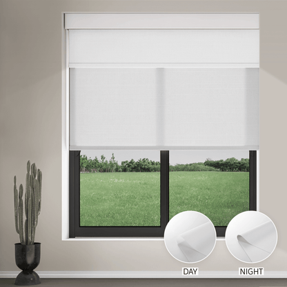 Pearl Day & Night Roller (Light Filtering + Blackout)