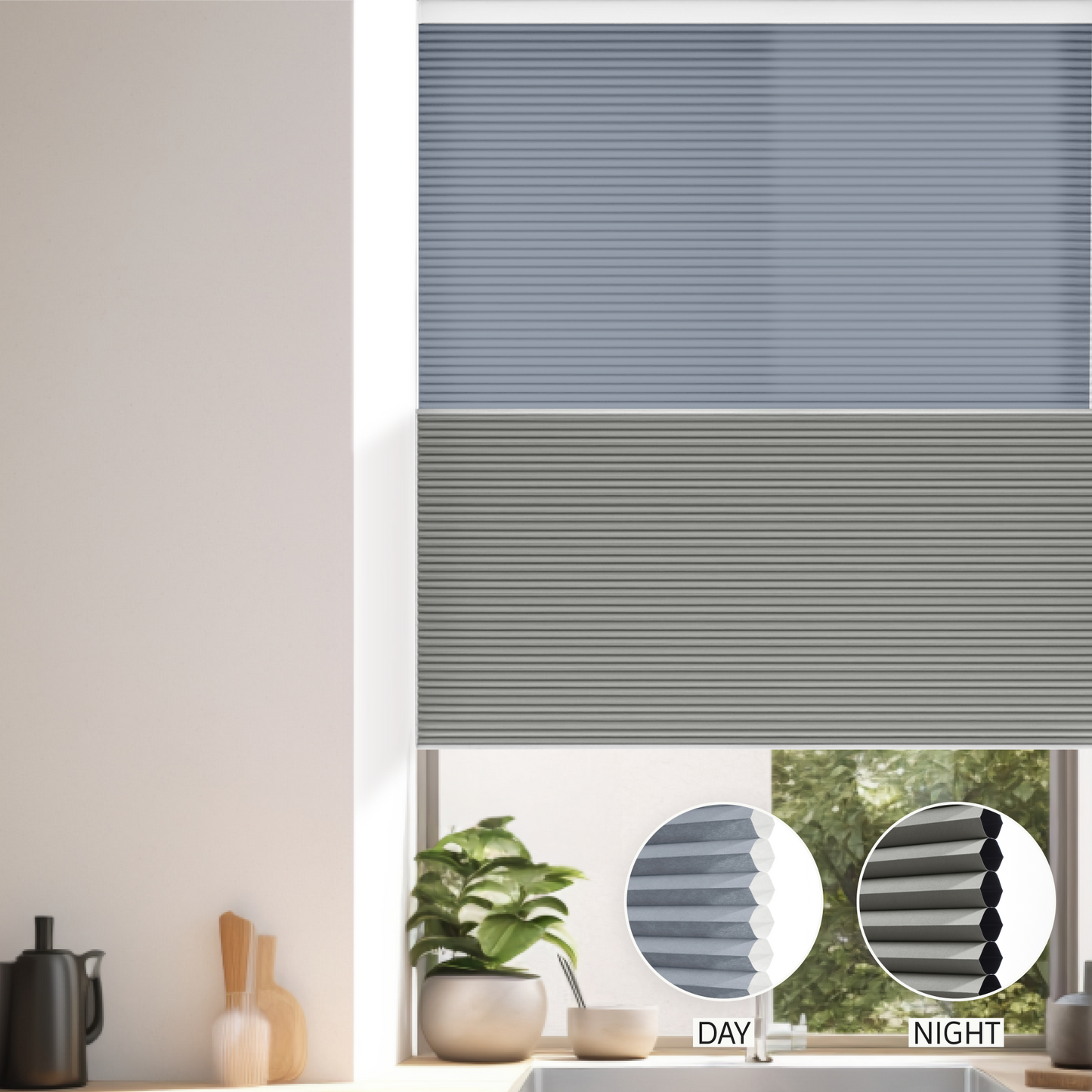 Prime Day & Night Honeycomb (Light Filtering + Blackout)