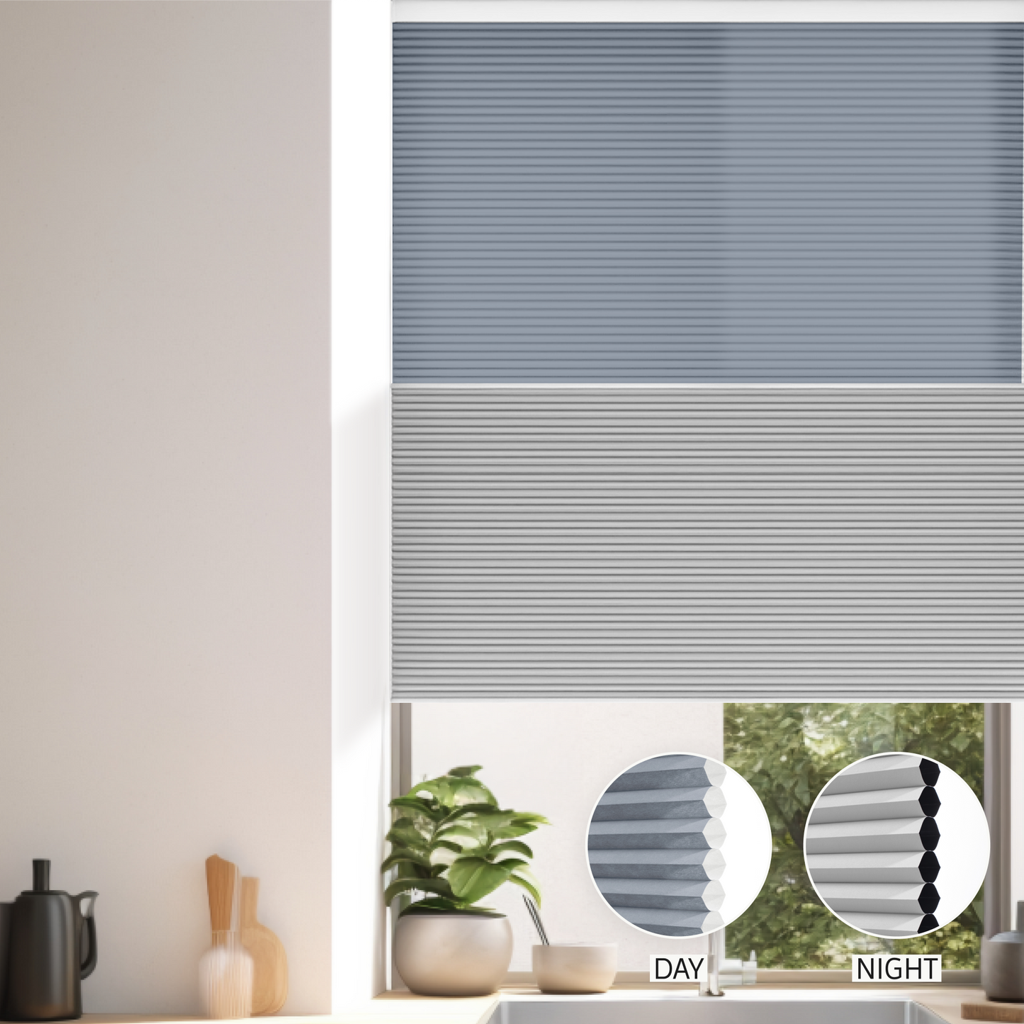 Prime Day & Night Honeycomb (Light Filtering + Blackout)