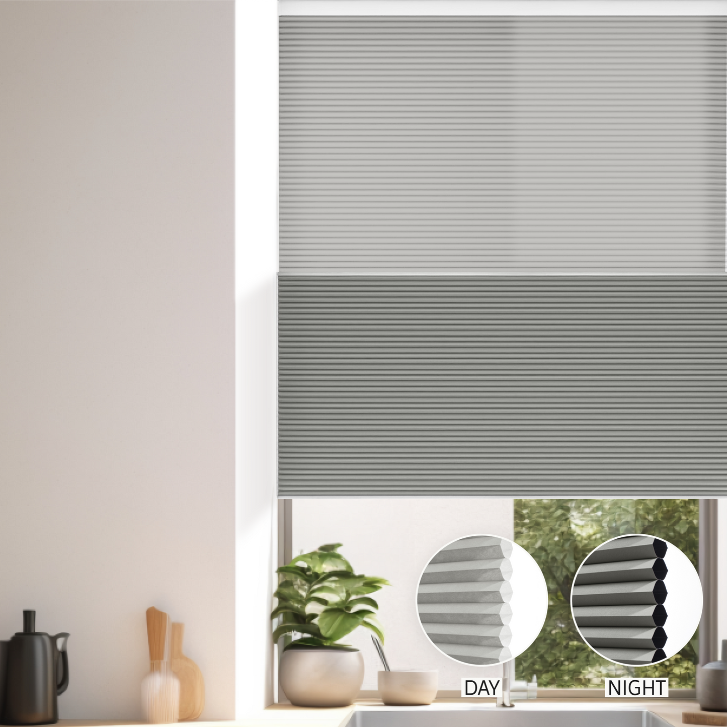 Prime Day & Night Honeycomb (Light Filtering + Blackout)