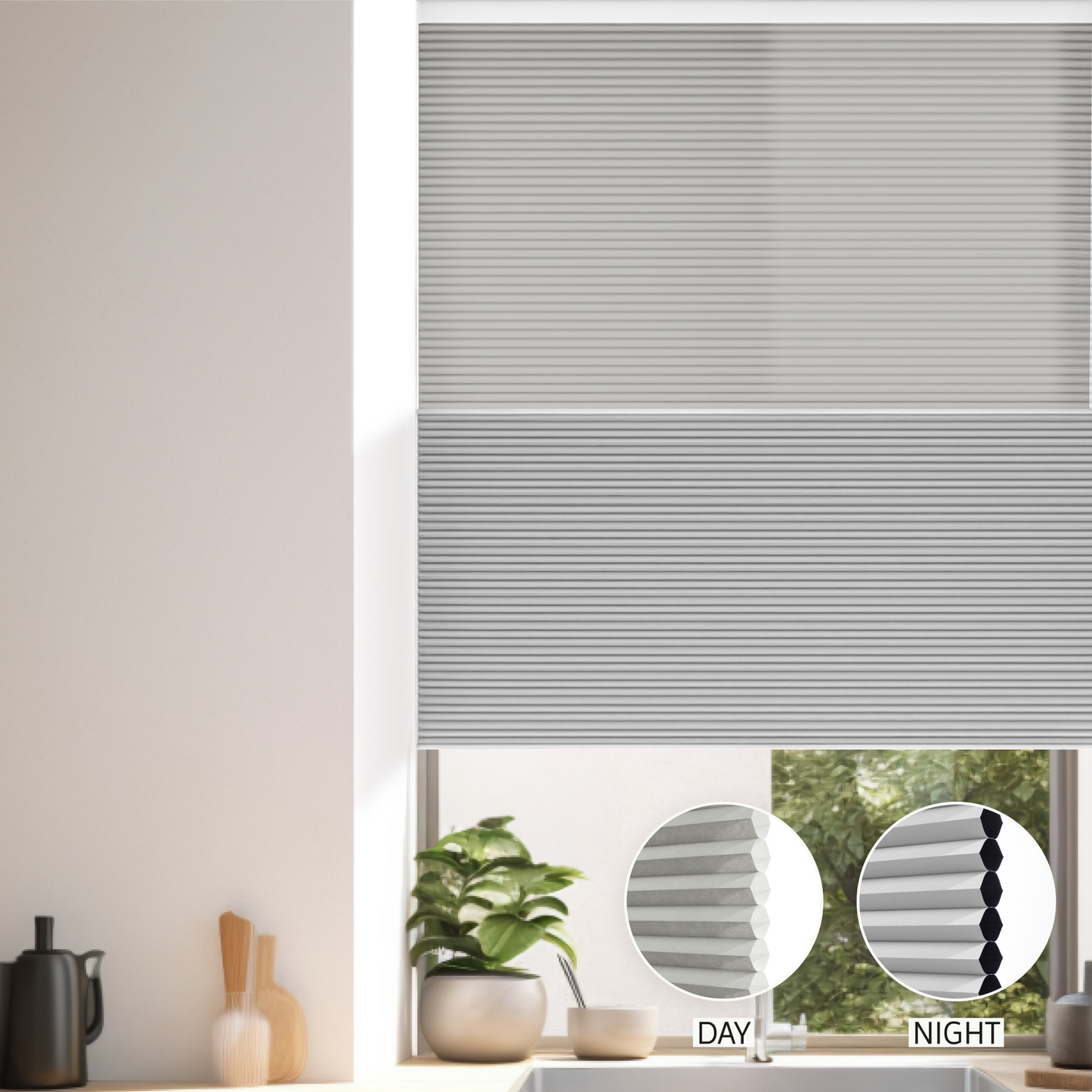 Prime Day & Night Honeycomb (Light Filtering + Blackout)