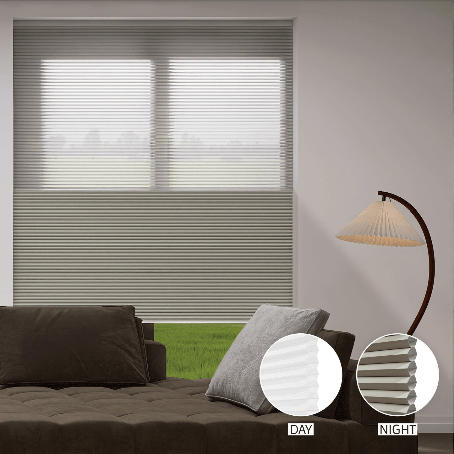 Prime Day & Night Honeycomb (Sheer + Blackout)