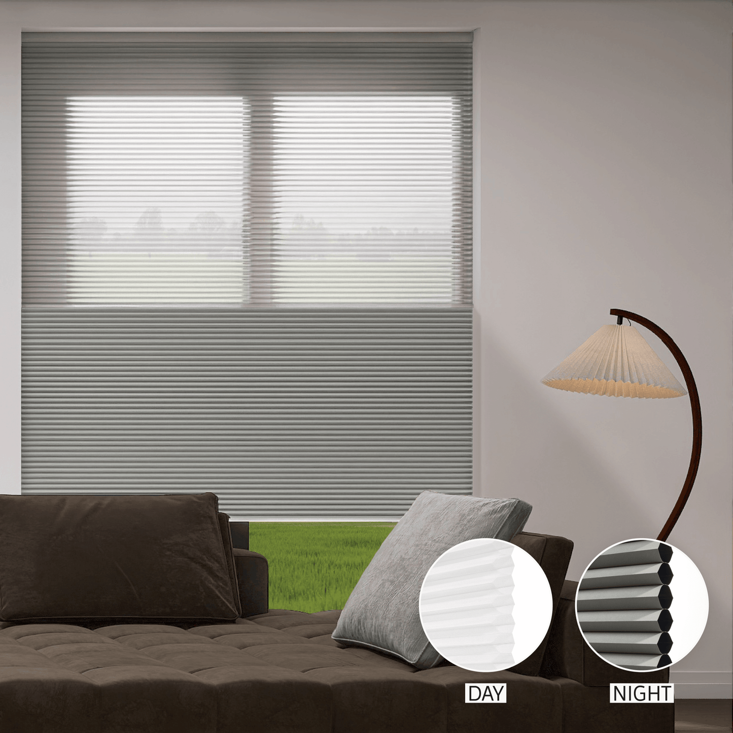 Prime Day & Night Honeycomb (Sheer + Blackout)