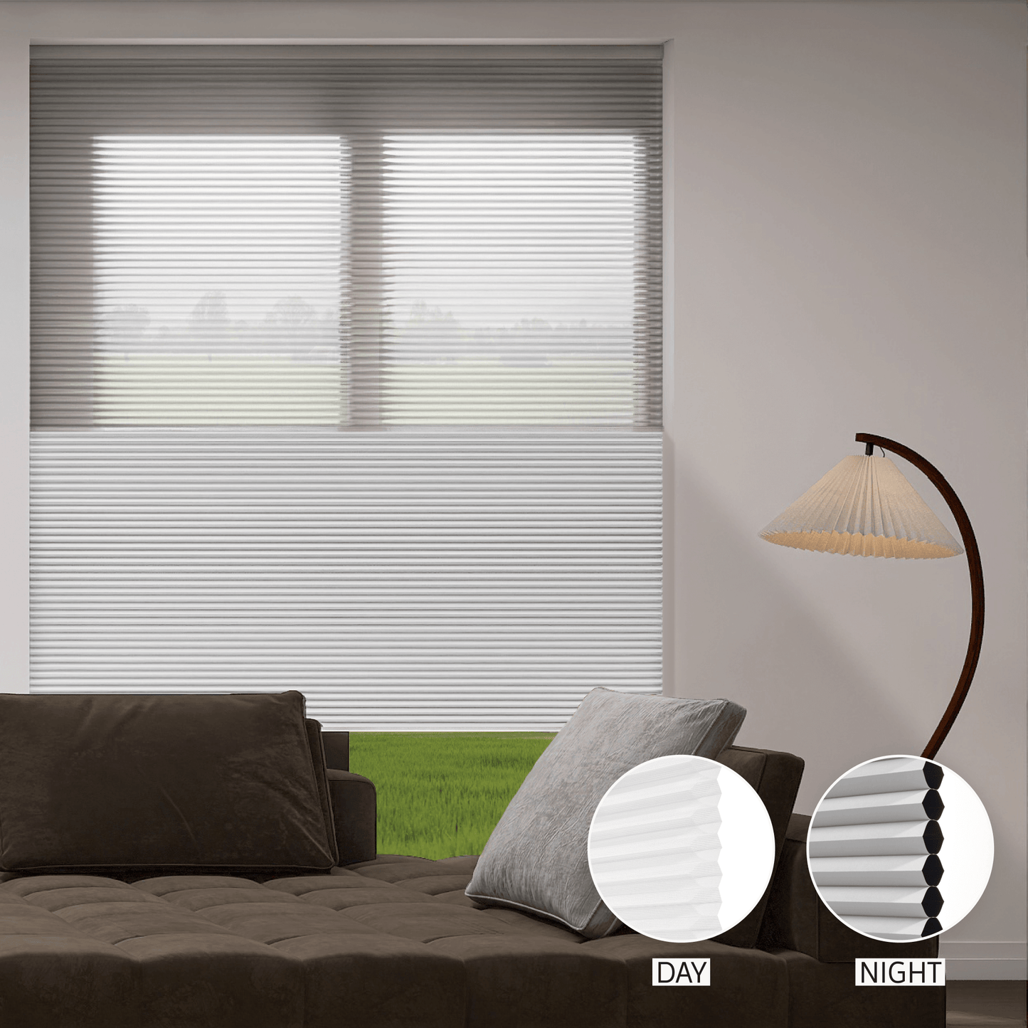 Prime Day & Night Honeycomb (Sheer + Blackout)